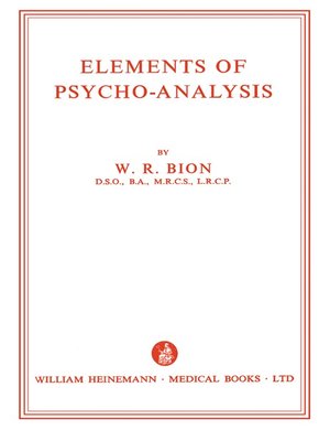 cover image of Elements of Psycho-Analysis